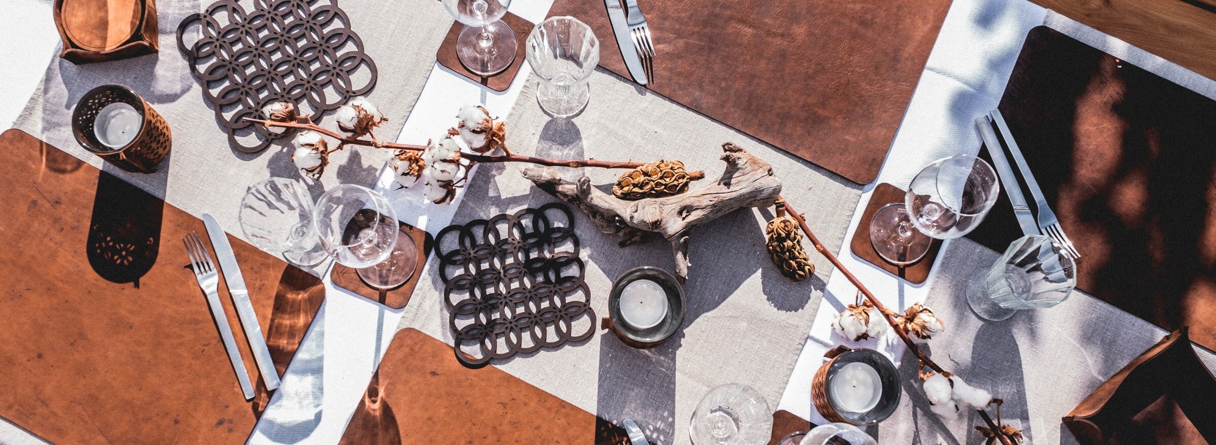 Tisch decken, Wunschleder