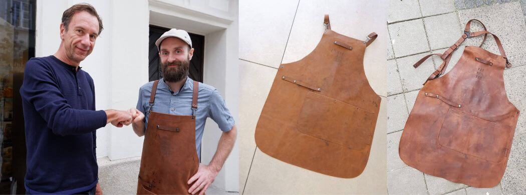 Lederschürze Langzeittest, Schürze Test Profikoch, Wunschleder