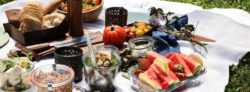 Picknick Ideen Rezepte draußen Essen, Wunschleder