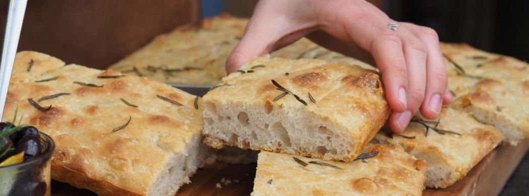 Focaccia | Brot | Italien | Grillen | Wunschleder