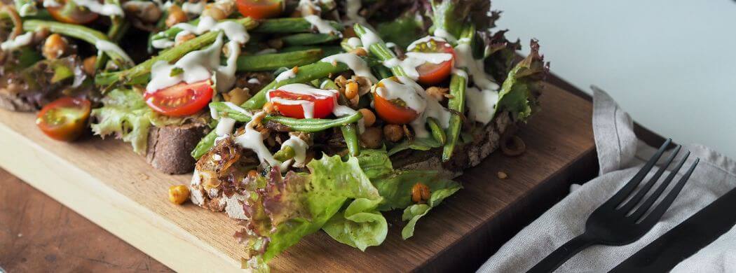 Bauernbrot | Bohnen | Zwiebeln | Brotzeit Rezept| Wunschleder