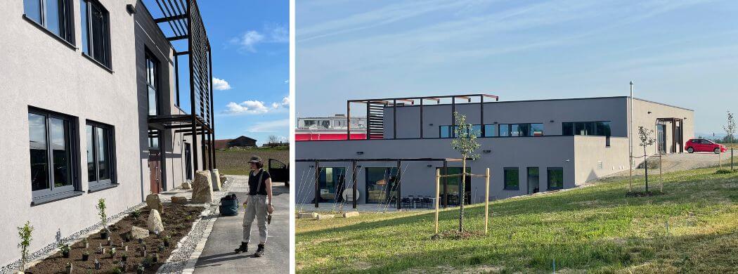 Neubau Firmengebäude, Wunschleder