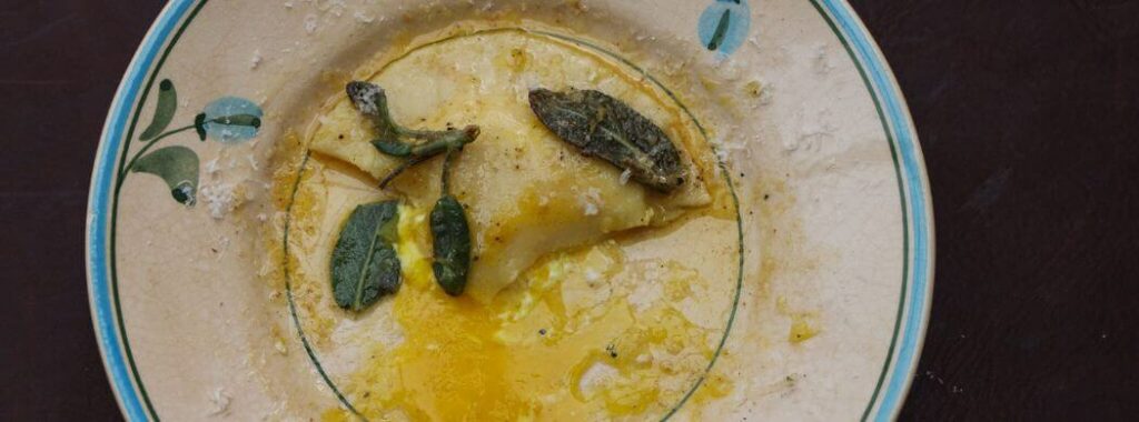 Rezept Raviolo mit Ei, Wunschleder