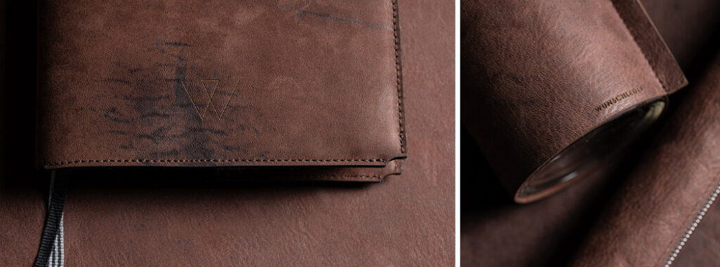 Pflanzlich gefärbtes Bio-Leder, Patina, Pflegetipps, Wunschleder