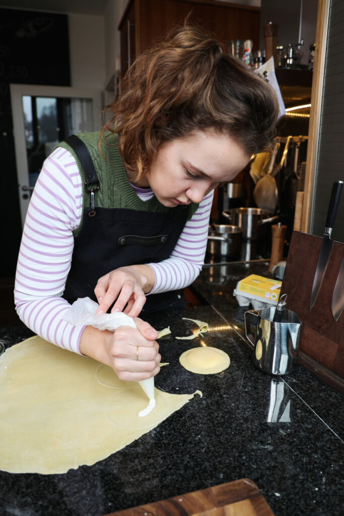 Rezept Raviolo mit Ei, Wunschleder