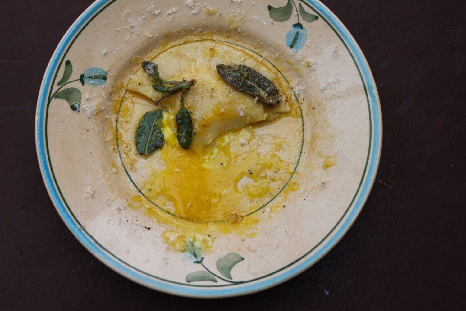 Rezept Raviolo mit Ei, Wunschleder