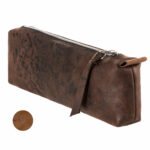 Stifteetui aus Bio-Leder | Federmäppchen aus Vintage-Leder | Wunschleder