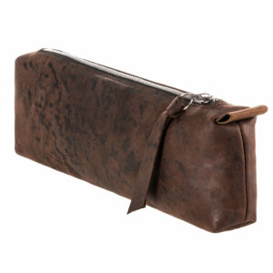Stifteetui aus Bio-Leder | Federmäppchen aus Vintage-Leder | Wunschleder