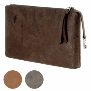 Etui zum Anklipsen aus Bio-Leder | Taschen-Organizer aus Vintage-Leder | Wunschleder