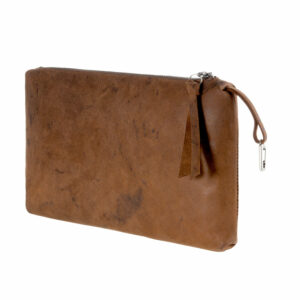 Etui zum Anklipsen aus Bio-Leder | Taschen-Organizer aus Vintage-Leder | Wunschleder