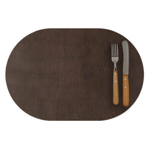 Ovales Platzdeckchen Bio-Leder | Lederplatzdecke| Platzdeckchen Vintage-Look | Wunschleder HOME | Wunschleder