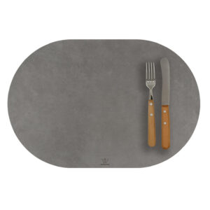 Ovales Platzdeckchen Bio-Leder | Lederplatzdecke| Platzdeckchen Vintage-Look | Wunschleder HOME | Wunschleder