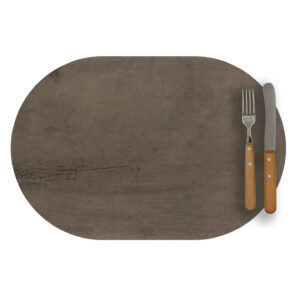 Ovales Platzdeckchen Bio-Leder | Lederplatzdecke| Platzdeckchen Vintage-Look | Wunschleder HOME | Wunschleder