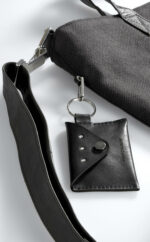 Cross-Bag aus Rindnappa/Leinen | Braun | Wunschleder