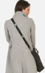 Cross-Bag aus Rindnappa/Leinen | Braun | Wunschleder