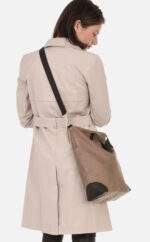 Crossbag Lammnappa | Metallic/Braun | Wunschleder