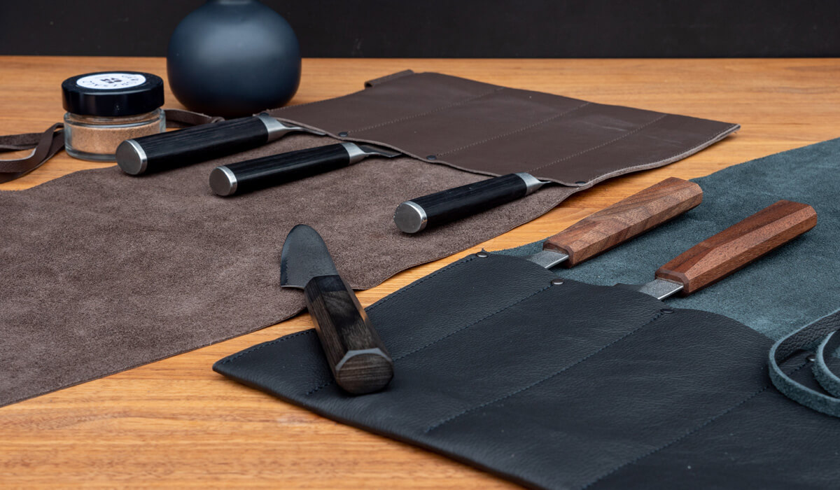 Messertasche aus bestem Rindleder