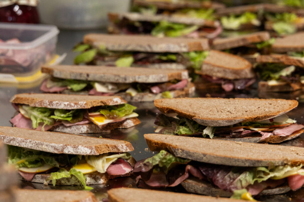 Käsebrot, Schinkenbrot