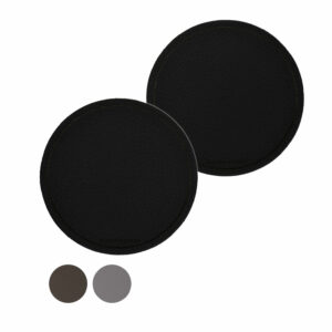Glasuntersetzer rund Rindleder | Untersetzer Durchmesser 10 oder 15 cm | Wunschleder