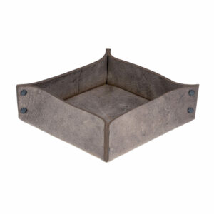 Aufbewahrungskorb | Brotkorb | Bio-Leder | rustikaler Vintage-Look | Wunschleder