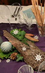 Sterne | Tischdeko | Leder | Set | gold | silber | Wunschleder