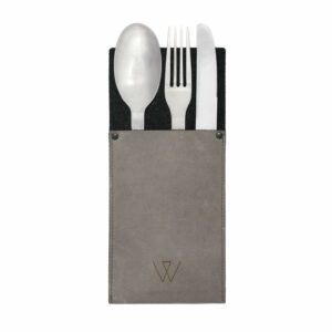 Bestecktasche Leder | Tisch decken | Tischdeko | Wunschleder