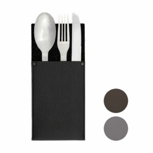 Bestecktasche Leder | Tisch decken | Bestecketui Tischdeko | Wunschleder