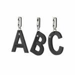 Buchstaben Anhänger | Leder | Gravur | Strass | Wunschleder