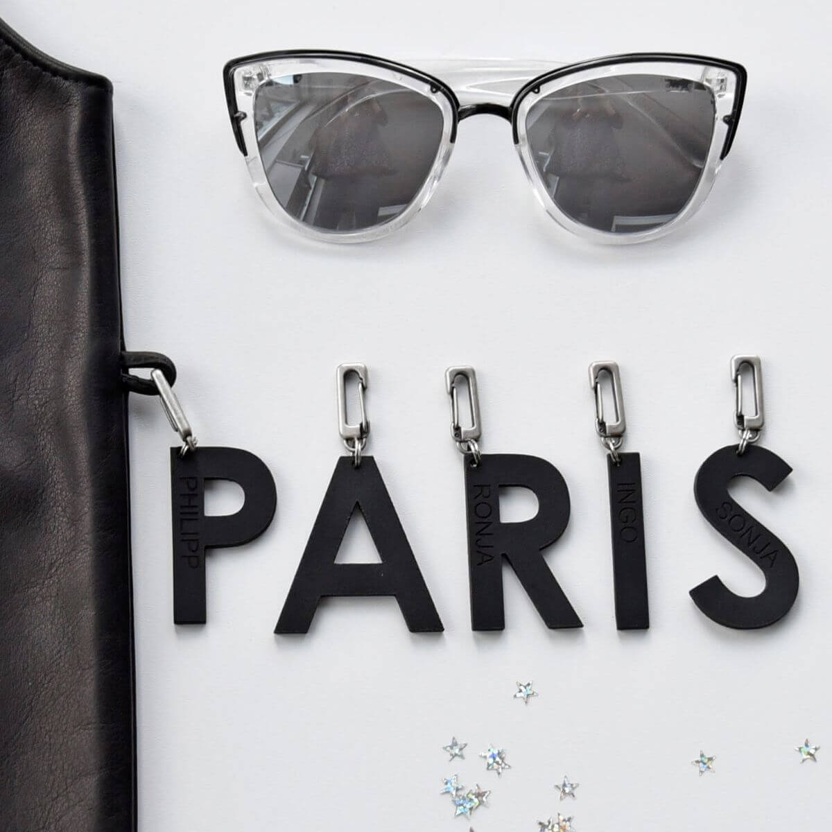 Buchstaben Anhänger Leder