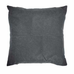 Lederkissen mit Ziernähten, Kissenhülle aus Leder, Kissenbezug aus Leder | Wunschleder