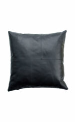 Lederkissen mit Ziernähten, Kissenhülle aus Leder, Kissenbezug aus Leder | Wunschleder