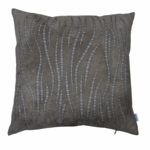 Lederkissen Lasercut, Kissenhülle aus Ziegenvelours, Kissenbezug aus veloursleder | Wunschleder