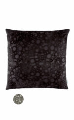 Lederkissen Ziegenvelours, Kissenhülle mit Lasercut, Kissenbezug aus veloursleder | Wunschleder