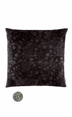 Lederkissen Ziegenvelours, Kissenhülle mit Lasercut, Kissenbezug aus veloursleder | Wunschleder