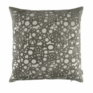 Lederkissen Ziegenvelours, Kissenhülle mit Lasercut, Kissenbezug aus veloursleder | Wunschleder