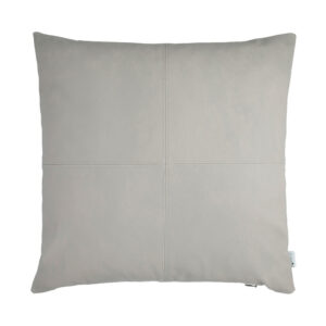 Kissenhülle Echtleder, Lederkissen mit Ziernähten, Kissenbezug aus Leder | Wunschleder