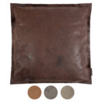 Lederkissen Vintage-Look, Bio-Lederkissen, handgenähtes Sofakissen aus Leder, Wunschleder HOME | Wunschleder