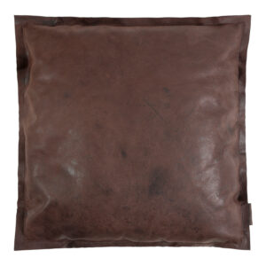 Lederkissen Vintage-Look, Bio-Lederkissen, handgenähtes Sofakissen aus Leder, Wunschleder HOME | Wunschleder