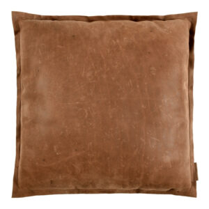 Lederkissen Vintage-Look, Bio-Lederkissen, handgenähtes Sofakissen aus Leder, Wunschleder HOME | Wunschleder