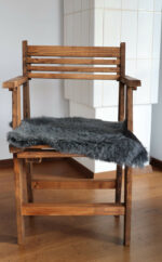 Deko Lammfell, Schaffell grau, echtes Lammfell, Wunschleder HOME | Wunschleder