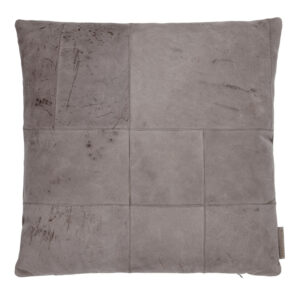 Lederkissen Patchwork, Bio-Lederkissen, handgenähtes Sofakissen aus Leder | Wunschleder