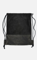 Leder-Turnbeutel | schwarz | Wunschleder