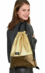 Turnbeutel | Metallic | Echtleder | Gold | Kupfer | Wunschleder