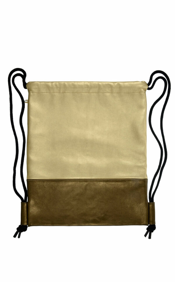 Turnbeutel | Metallic | Echtleder | Gold | Kupfer | Wunschleder