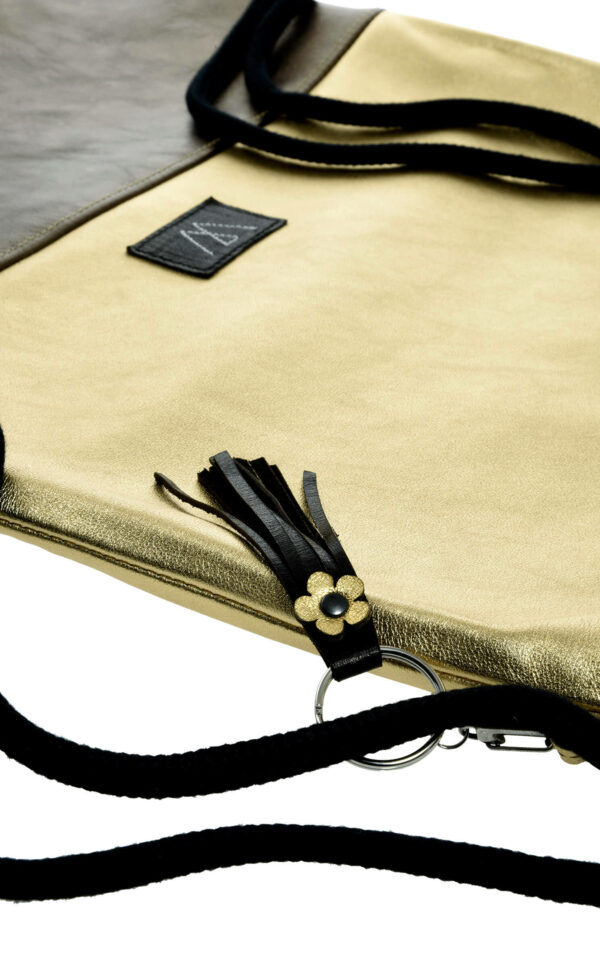 Turnbeutel | Metallic | Echtleder | Gold | Kupfer | Wunschleder