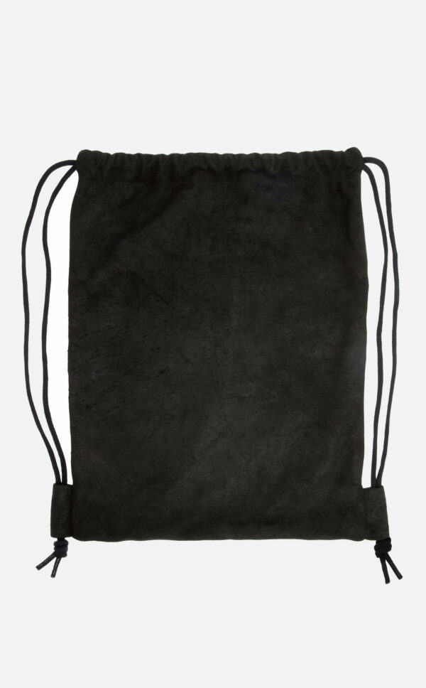 Turnbeutel | Leder | schwarz | Wunschleder