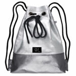 Luxus | Turnbeutel | silber | Wunschleder