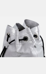 Luxus | Turnbeutel | silber | Wunschleder