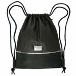 Lederturnbeutel | Grau | Schwarz | Wunschleder