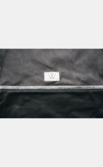 Lederturnbeutel | Grau | Schwarz | Wunschleder